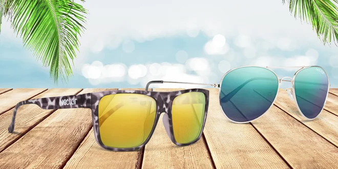 Polarizační brýle: různé tvary skel i barvy obrouček