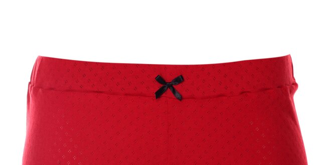 Dámské červené pyžamové šortky Vive Maria