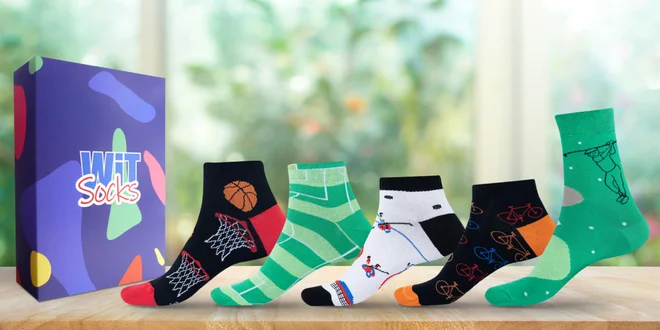 Dárkové sety ponožek se sportovními motivy