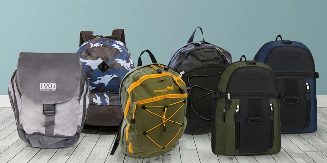 Batohy s polstrovanými zády a nastavitelnými popruhy