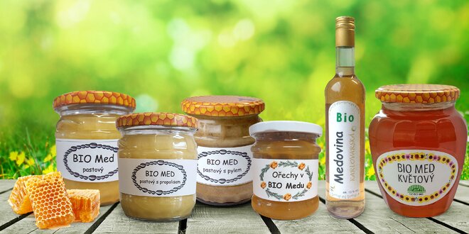 Bio medy i medovina od českého včelaře