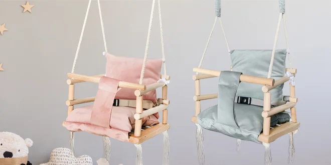 Dětská houpačka 3 v 1 z nepromokavého materiálu