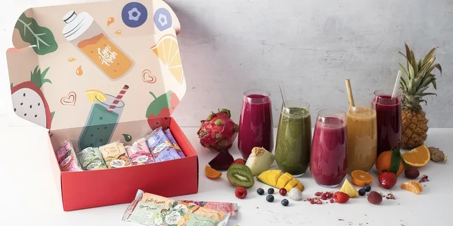 Instantní smoothie včetně shakeru: 5-30 kusů
