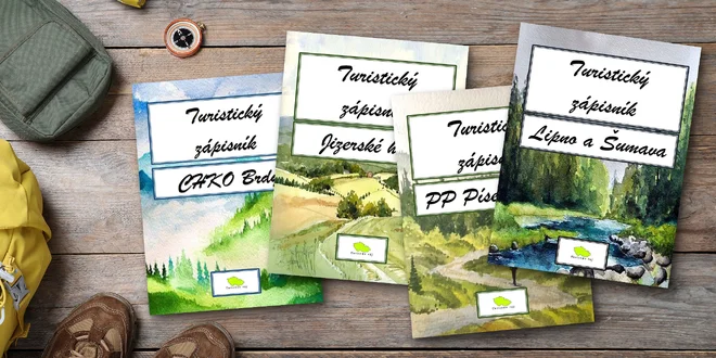 Turistický zápisník s až 100 tipy na výlety: Šumava i Brdy