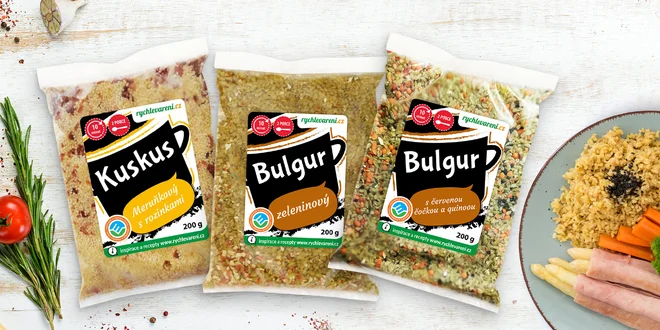 Rychlé vaření: kuskus, tarhoňa i bulgur