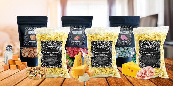 Ručně vyráběný popcorn: klasika i super příchutě