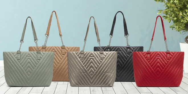 Praktická a elegantní kabelka David Jones: 5 barev