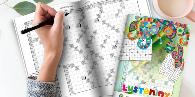 Křížovky, sudoku i omalovánky na 100 stránkách
