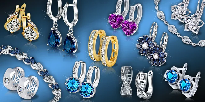 Nebojte se zazářit: náramky a náušnice se zirkony