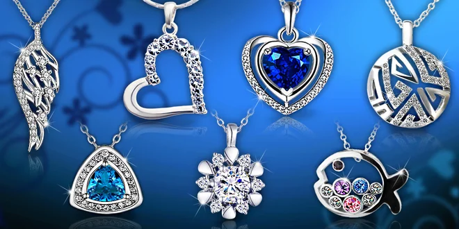 Náhrdelníky a náušnice s krystaly Swarovski a zirkony
