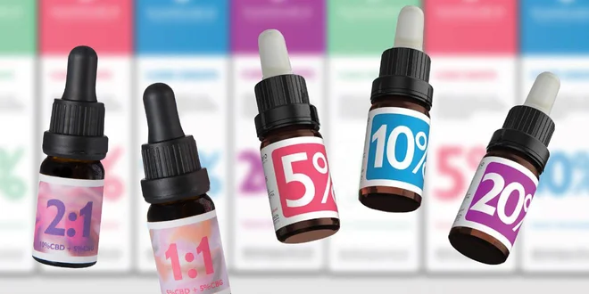 Full spektrum CBD oleje i olejové extrakty