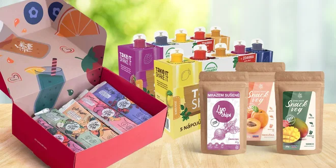 Lyofilizované smoothie, ovoce i řepa a hravé sirupy