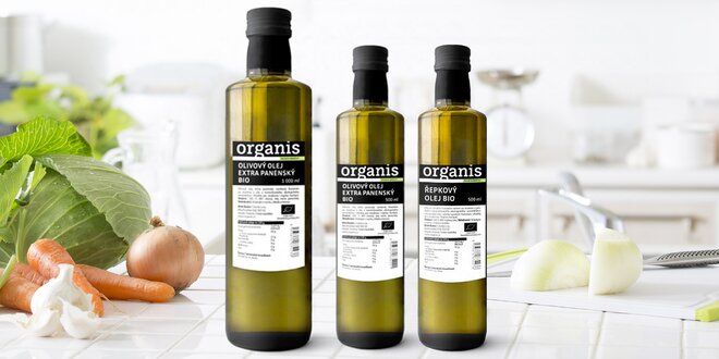100% bio olivové a řepkové oleje