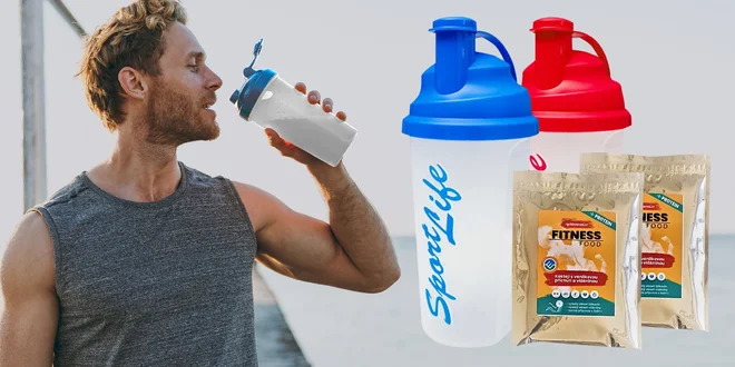 Vanilkový koktejl s vlákninou i praktický shaker