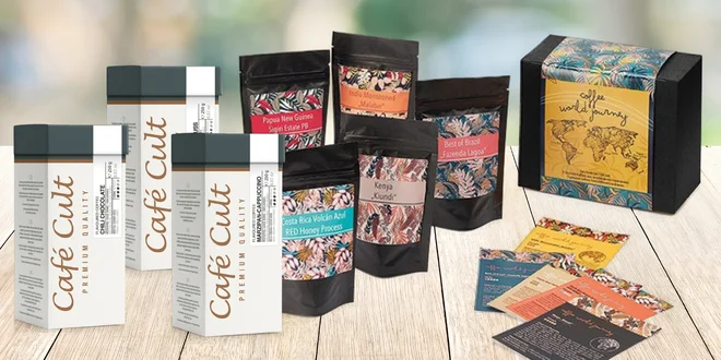 Zrnková káva z celého světa: 250 g i degustační set