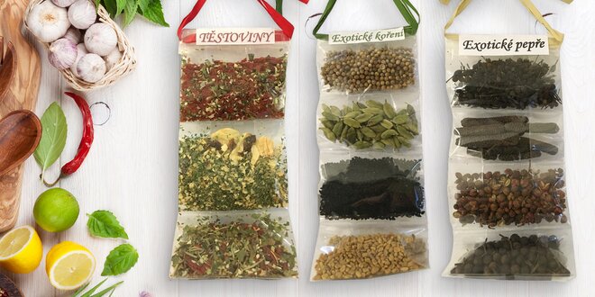 Voňavé dárky: exotické koření, soli a čaje