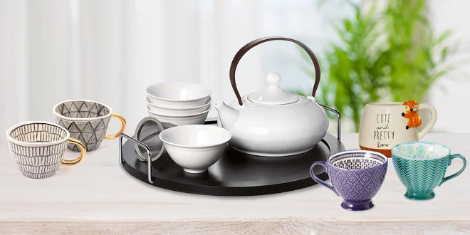Hrnky se zvířátky, porcelánový set i japonský design