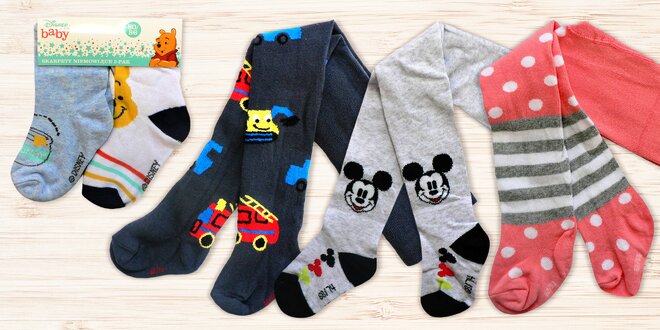 Ponožky a punčocháče pro malé superhrdiny