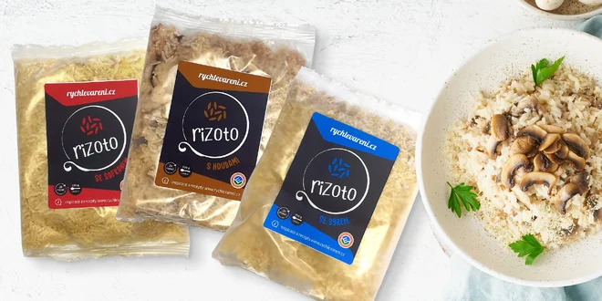 Rizoto uvařené za 20 minut: sýr, houby, šafrán i mix