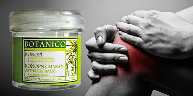 Konopné mazání na bolavé klouby s extraktem konopí 100 ml