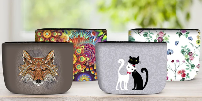 Kosmetické tašky s veselými vzory