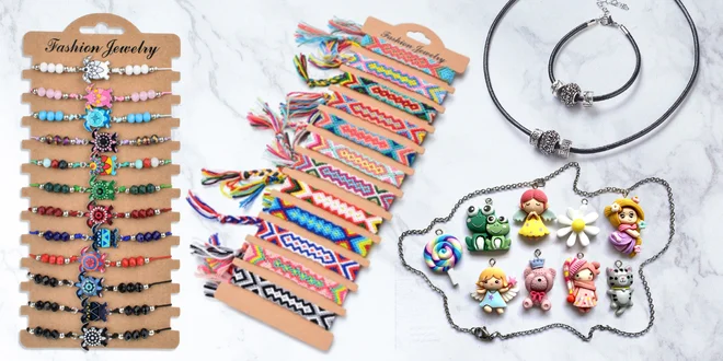 Náramky a sady na výrobu šperků nejen pro děti