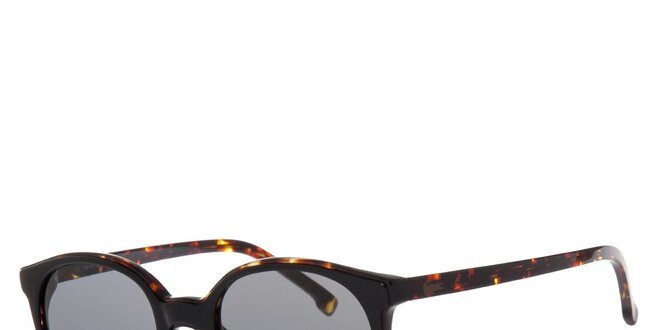 Dámské tmavě hnědé sluneční brýle Lacoste