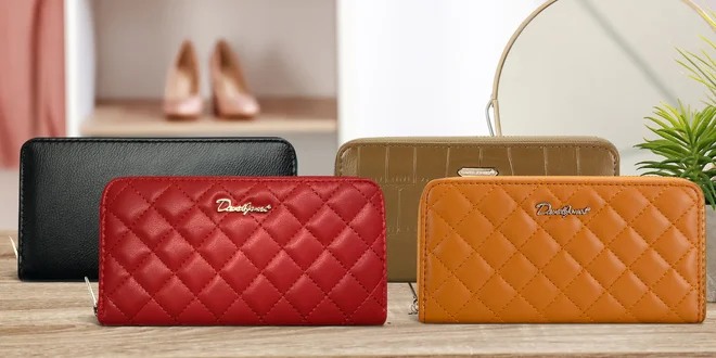 Elegantní dámské peněženky David Jones: různé barvy