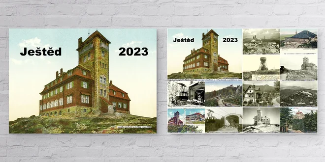 Kalendáře na rok 2023 s historickými fotkami měst