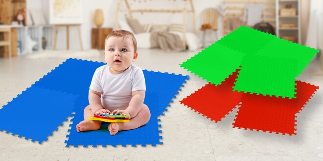 Pěnové puzzle na podlahu pro hraní i cvičení