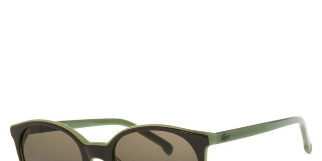 Dámské zelené sluneční brýle Lacoste