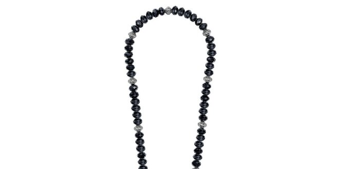Dámský dlouhý náhrdelník s černými kamínky EDC by Esprit