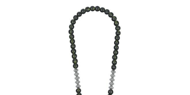 Dámský dlouhý náhrdelník se zelenými kamínky EDC by Esprit
