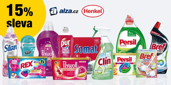 15% sleva na produkty od Henkel: Somat, Silan aj.