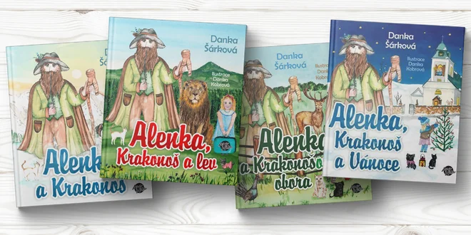 Knížky o Krakonošovi pro děti: 4 díly i set