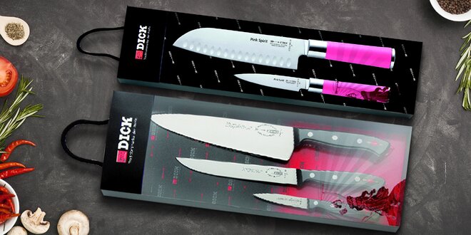 Sady ocelových nožů německé značky F. Dick