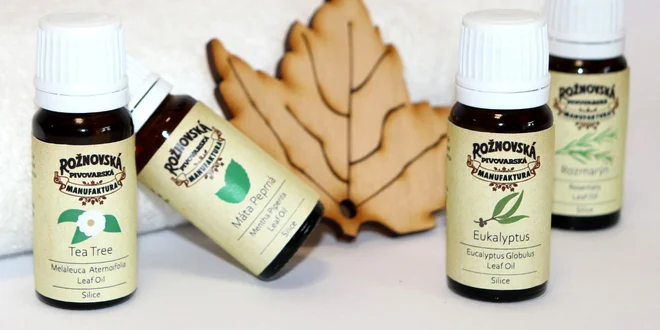 Přírodní vonné oleje do aromalamp i lékárniček