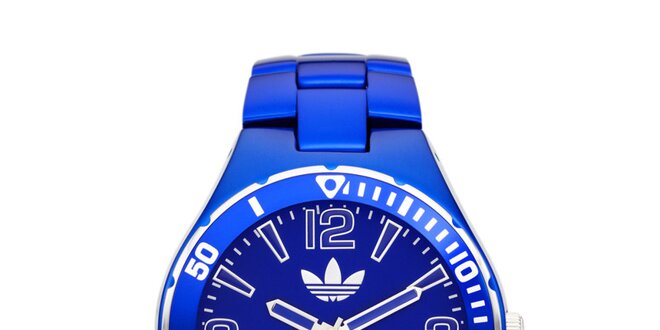 Modré sportovní hodinky Adidas