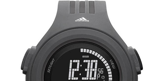 Černé sportovní hodinky Adidas