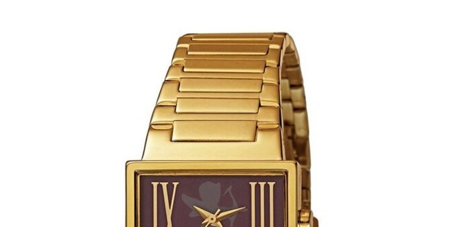 Unisexové pozlacené hodinky s ocelovým řemínkem EDC by Esprit