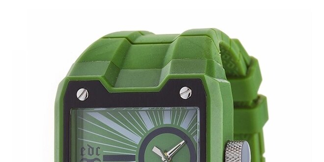Zelené futuristické hodinky EDC by Esprit