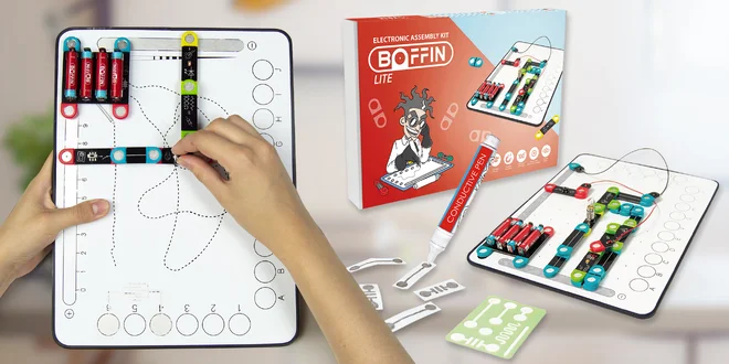 Česká elektronická stavebnice Boffin Magnetic Lite