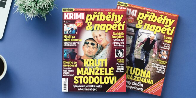 Roční předplatné časopisu Krimi příběhy & napětí a další sleva 200 Kč