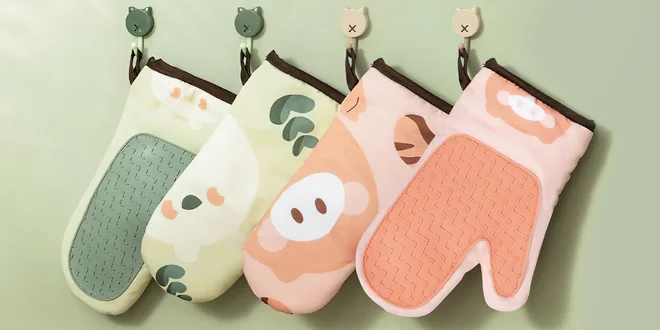 Kuchyňské chňapky se silikonovou ochranou