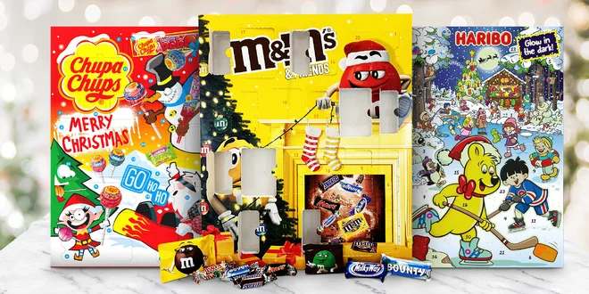 Adventní kalendář: Chupa Chups, Haribo či M&M's