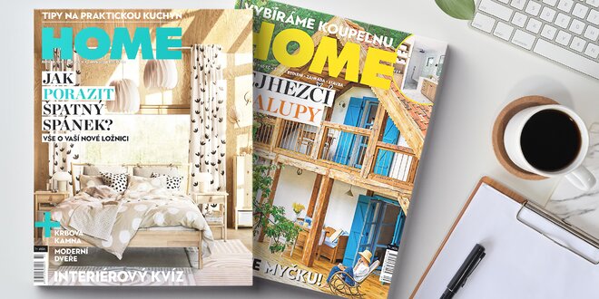 Roční předplatné časopisu Home o bydlení s bonusem