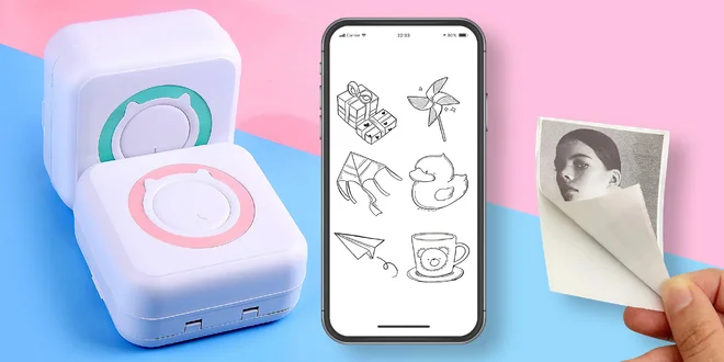 Mini termotiskárna k mobilnímu telefonu