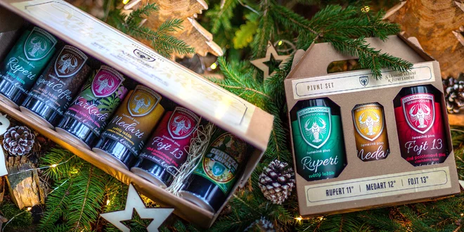 Dárkové sady piv z Velkorakovského minipivovaru