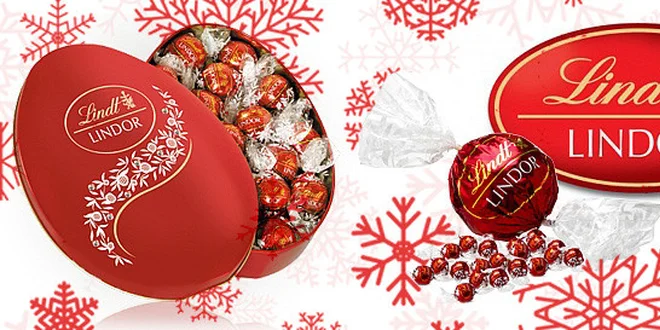 Luxusní bonboniéra Lindt Lindor
