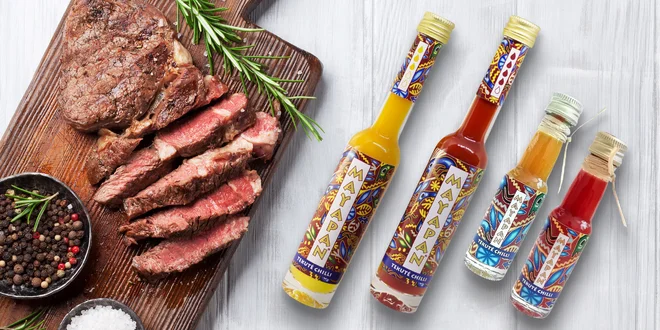 Prémiové tekuté chilli: červené i žluté Habanero